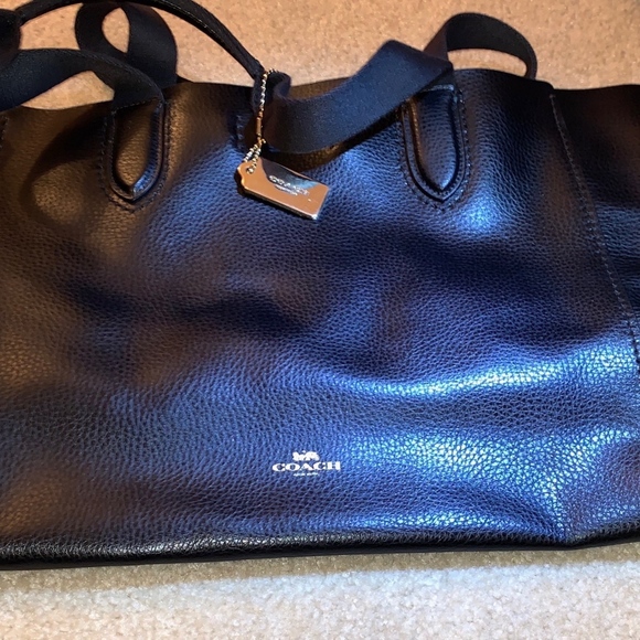 Coach Black Tote - Picture 1 of 3